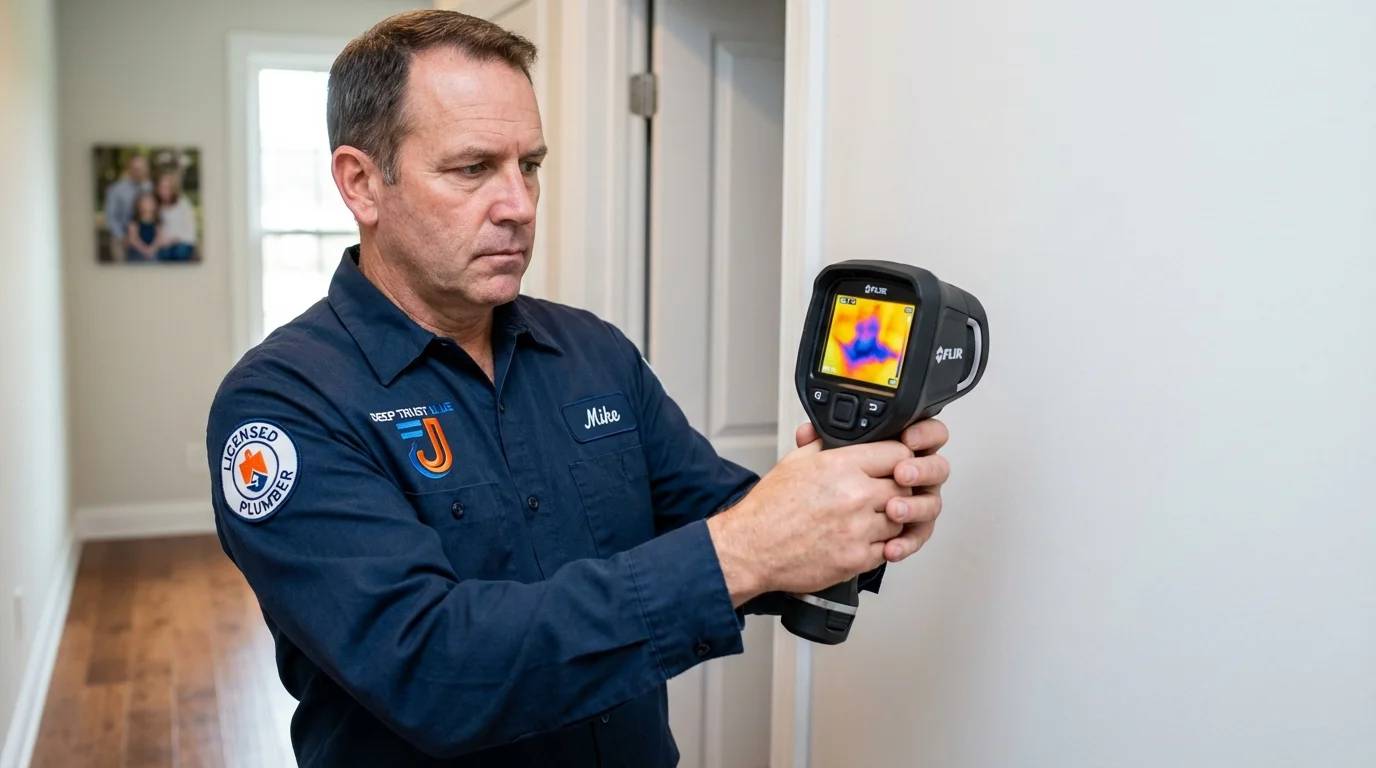 Thermal imaging leak detection by Johns Plumbing LLC in Landrum